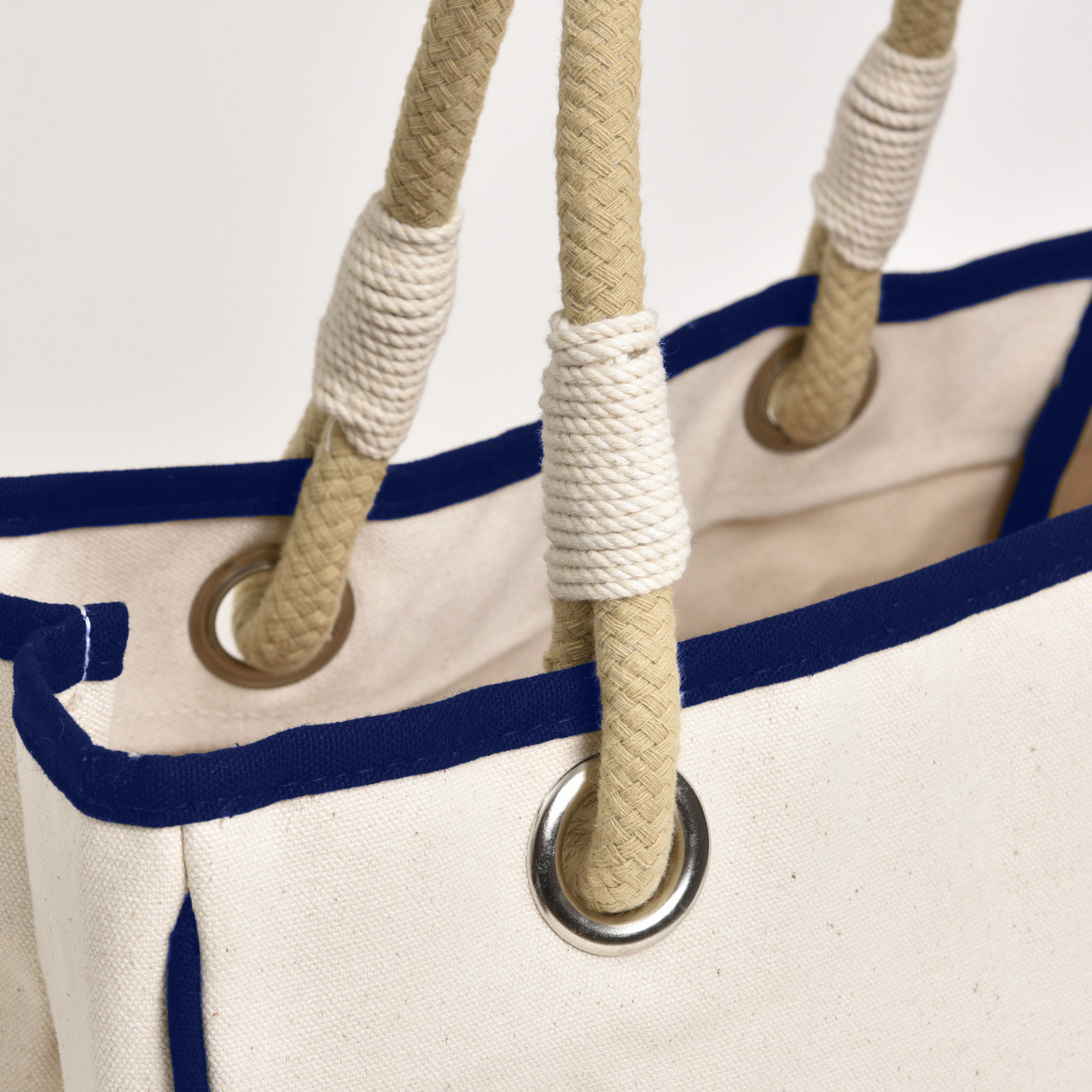 Natural/Navy | Rope Tote | Satchels NY Bags | Products | A leading ...