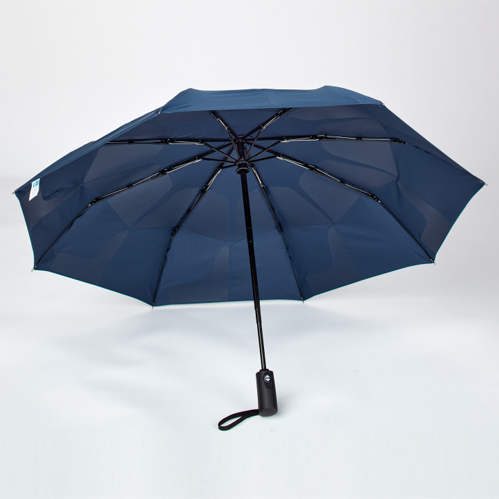 EZ Fold Navy RainAlertz Handheld Umbrellas Products A leading supplier of promotional