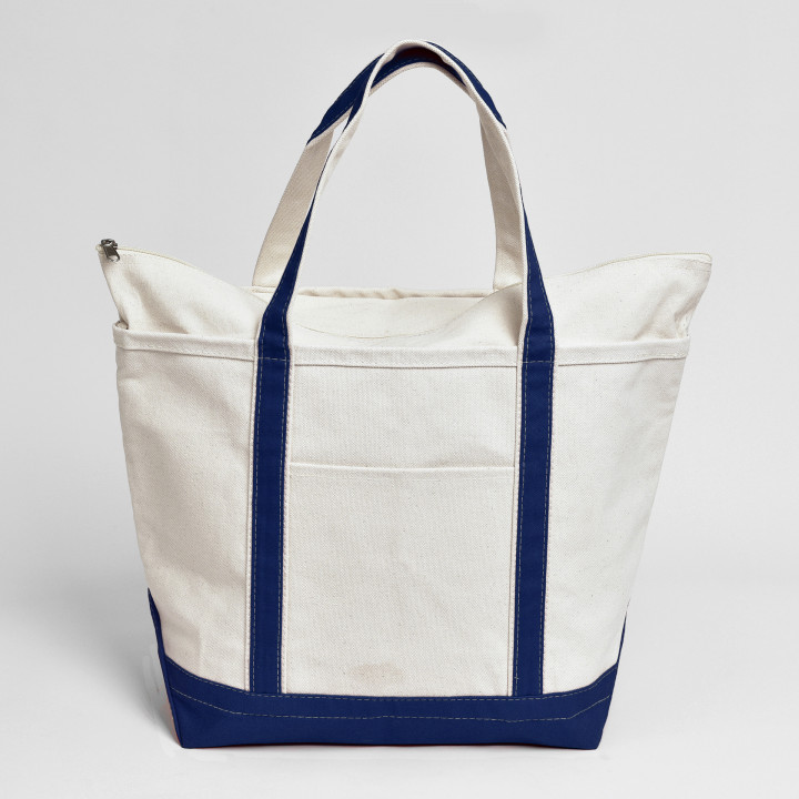 Classic Boat Bag | Natural/Navy | Satchels NY Bags | Products | A ...