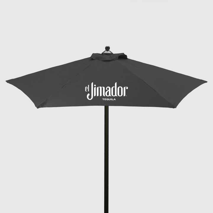 7' Steel Market Umbrella Black Black 7' Steel Market Umbrella