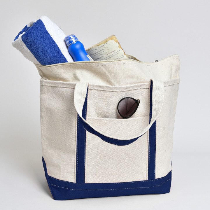 L.L. Bean Boat Tote • Every Day Dress by Rebecca Collins