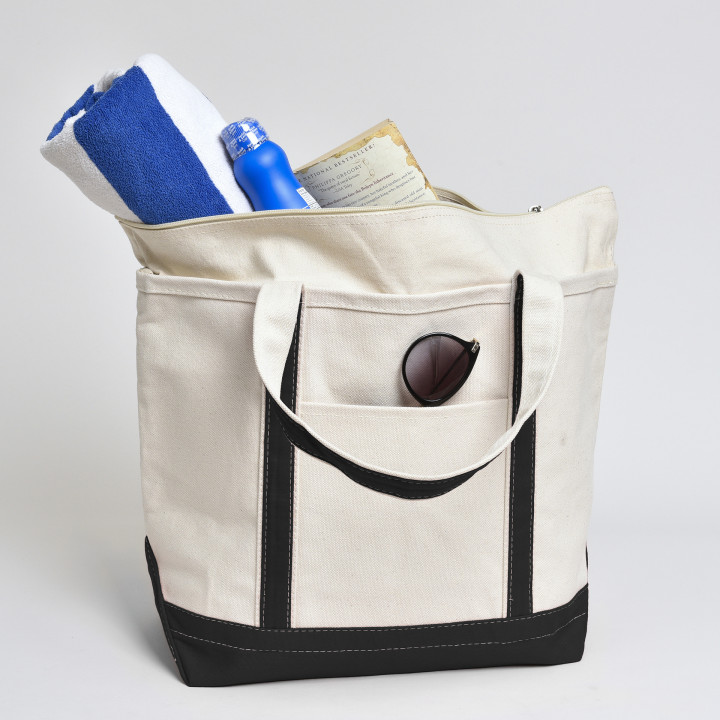 Classic Boat Bag | Natural/Black | Satchels NY Bags | Products | A ...