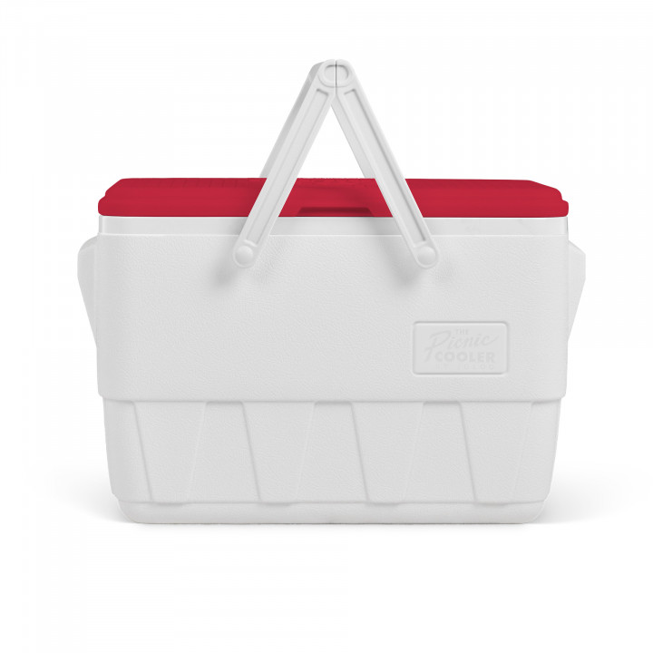 IGLOO 25QT Retro Picnic Basket Cooler Red Outdoor Living Products