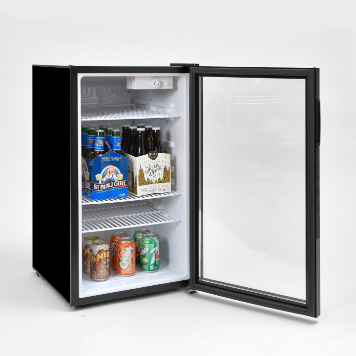 80L Large Counter Top Fridge Black Sasquatch Coolers / Fridges