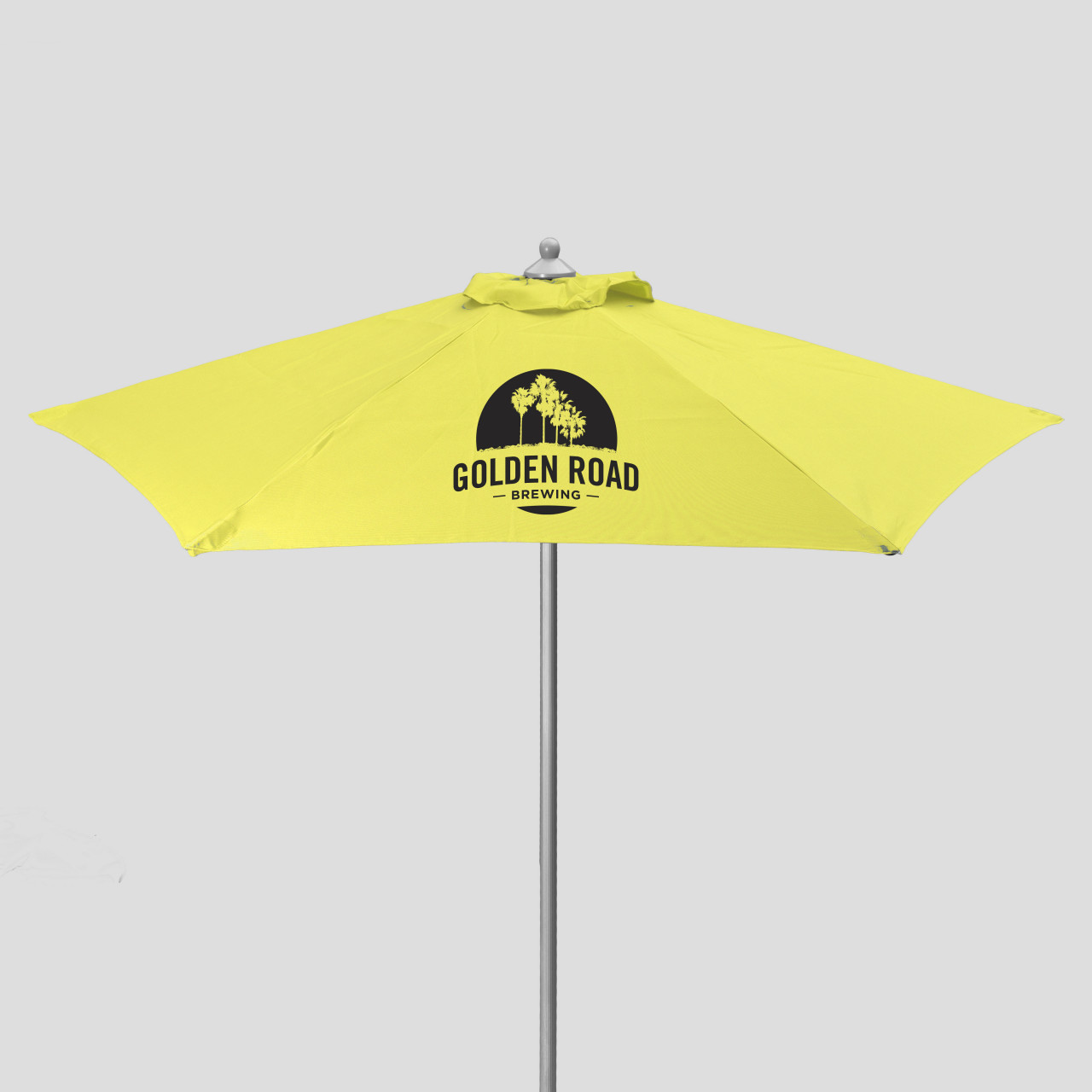 Yellow 7' Aluminum Market Umbrella RainAlertz Umbrellas Products