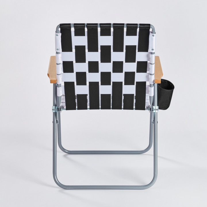 Retro Webbing Chair | Black/white | Outdoor Living | Products | A ...