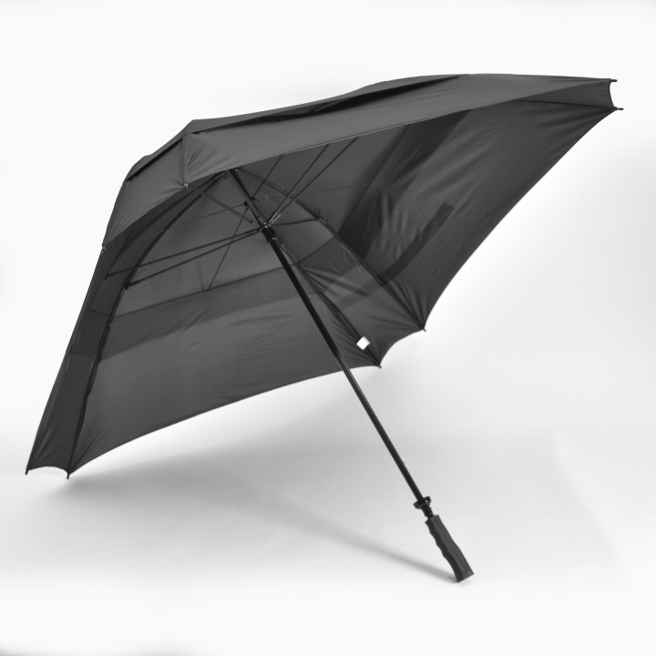 The Square Challenger 68 - Black | Black | RainAlertz Umbrellas ...